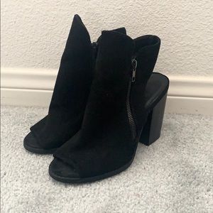 Black booties from Charlotte Russe